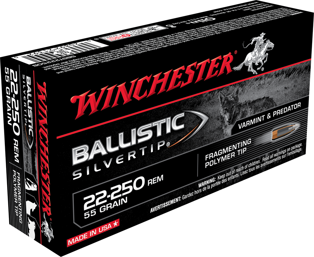 WINCHESTER SUPREME 22-250 55GR BS
