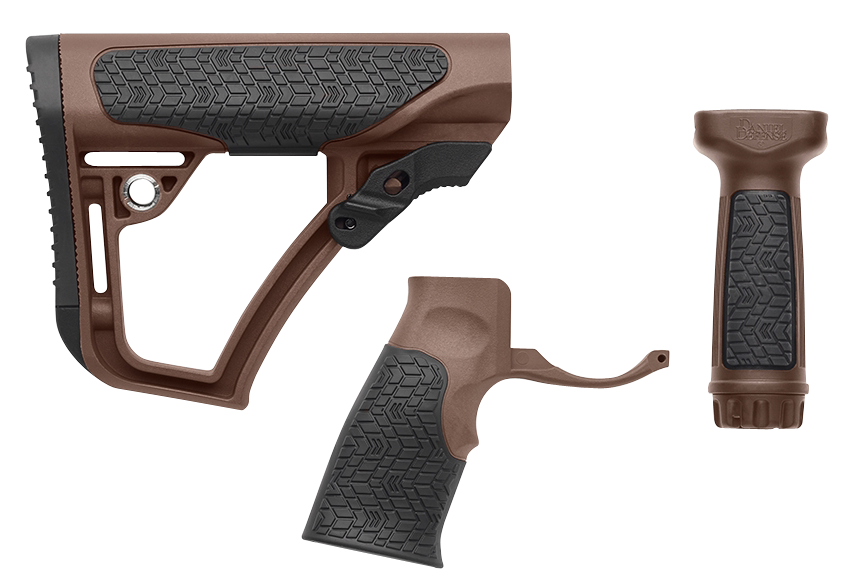 Daniel Defense 2810206145011 Collapsible Buttstock Pistol Grip/Vertical Foregrip AR-15 Mil Spec +