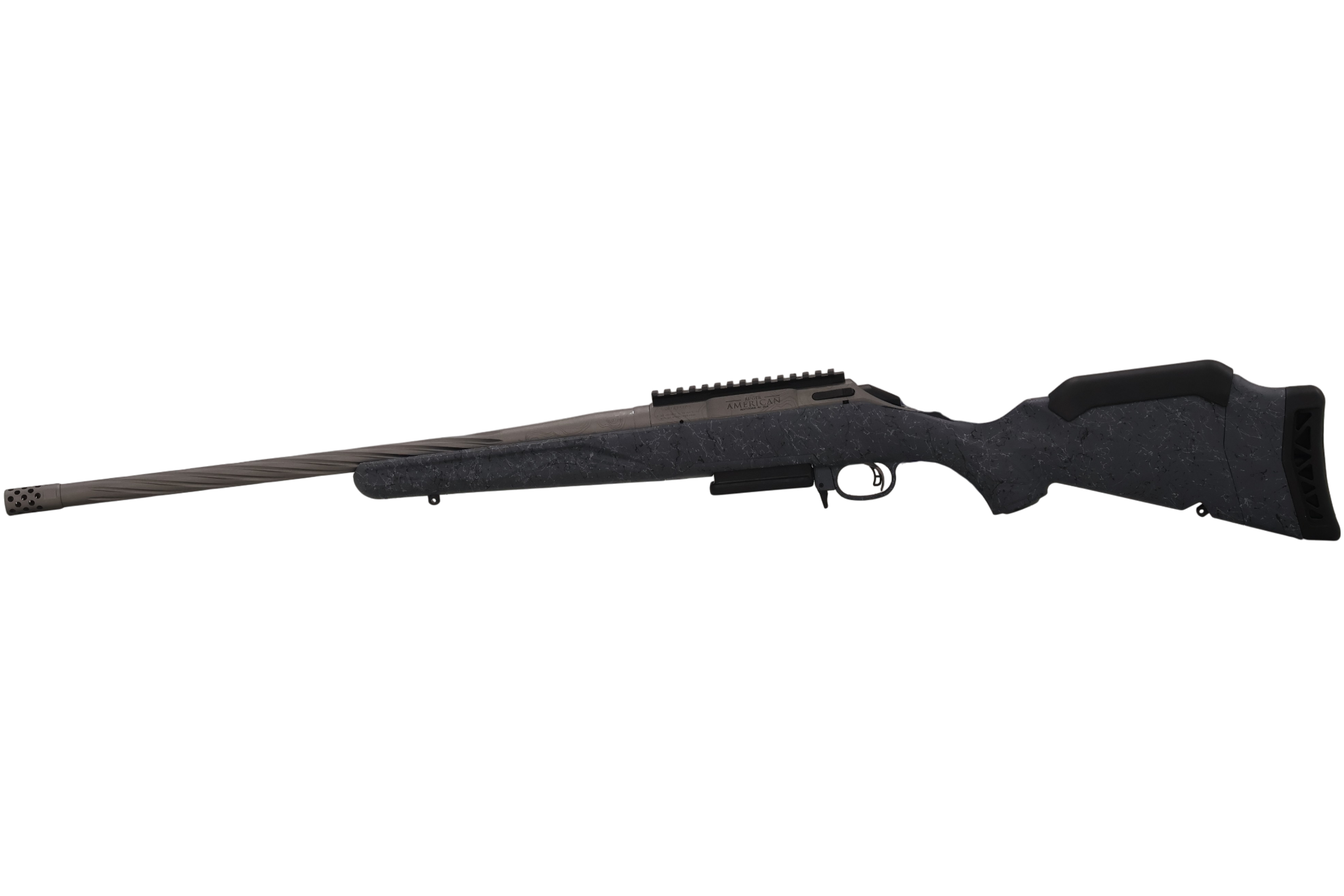 RUGER AMERICAN G2 WILDERNESS TOPO 7MM-08 RFL 20" SPIRAL FLUTD, GRAY SPLTTR, 3RD