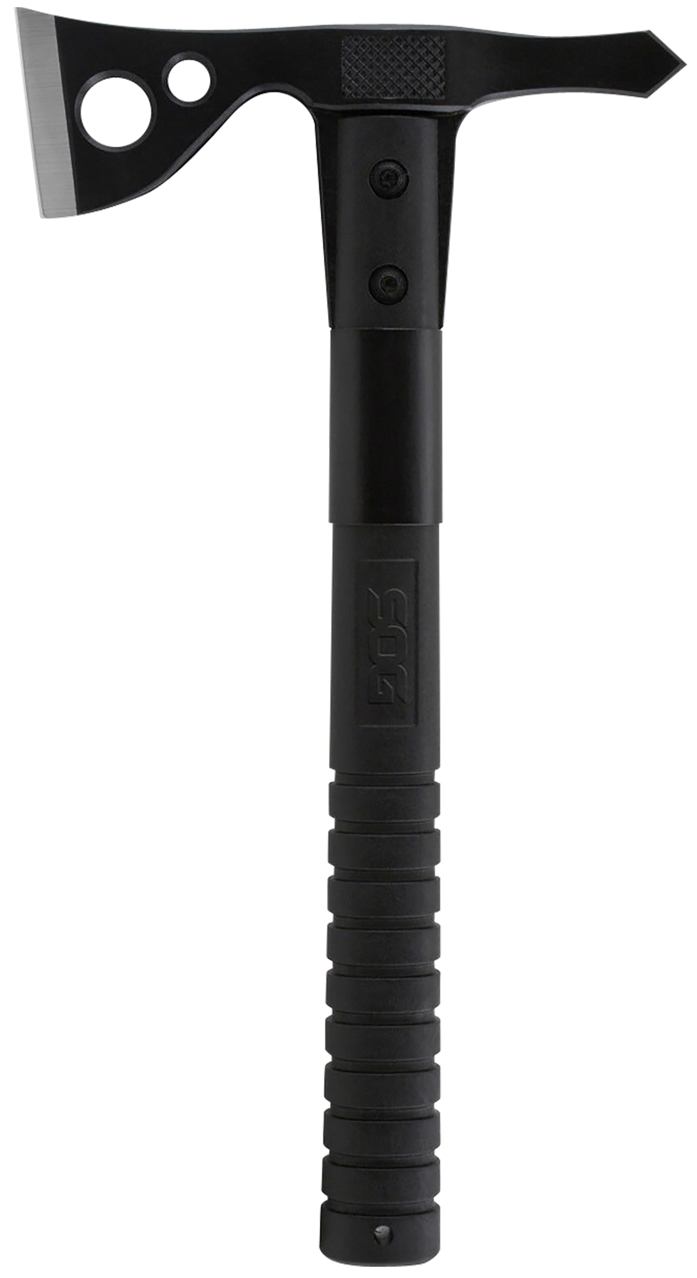 S.O.G SOGF06TNCP FastHawk 2" Blade 420HC SS Blade Black Side Hammer Checkering w/"SOG" GRN Handle 12.50" Long Tomahawk