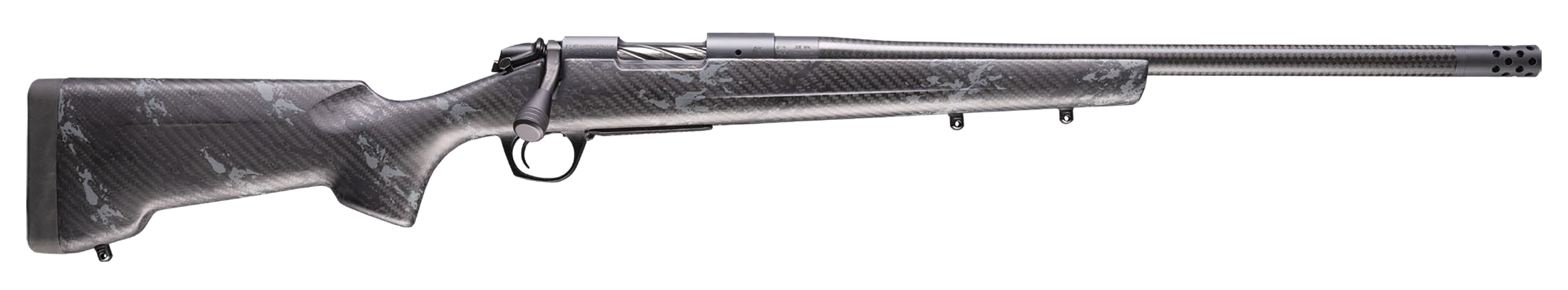 Bergara Rifles B14LM12013CF B-14 Cima CF 7mm PRC 3+1 22" CURE Carbon Fiber Barrel, Sniper Gray Cerakote Receiver, RTM Sporter Carbon Fiber Stock