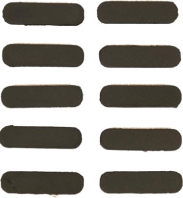 GUNTEC RUBBER INSERT COVERS 10PK M-LOK BLACK