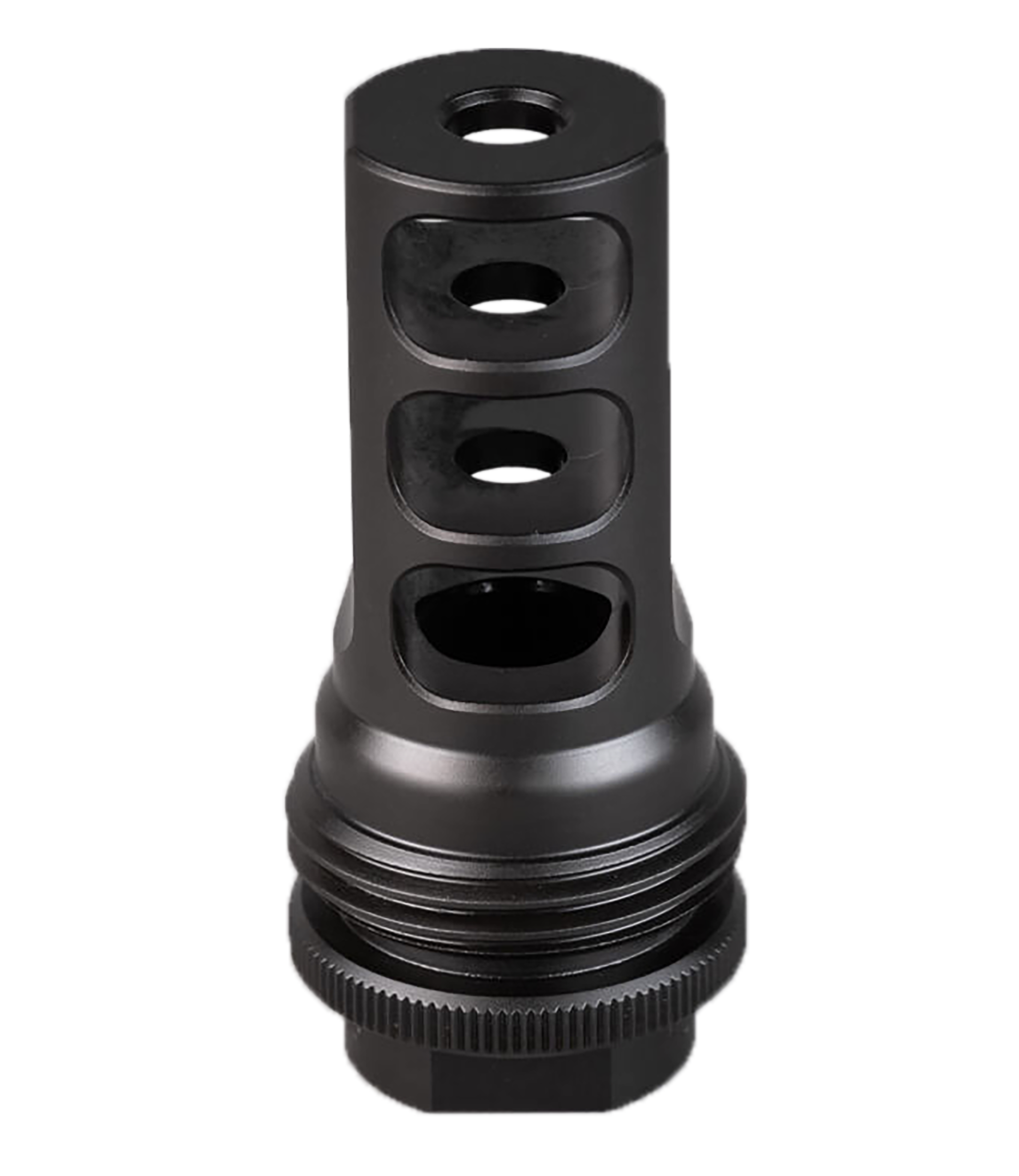 SilencerCo AC4766 ASR Muzzle Brake Black Nitride 9/16x24 RH Threads 9mm