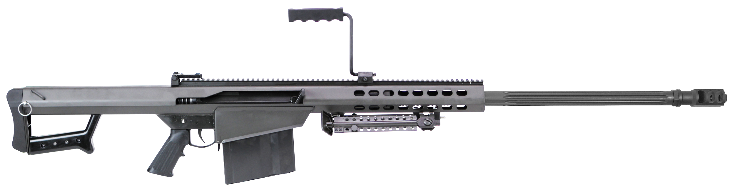Barrett 13315 M82A1  416 Barrett 10+1 29" Fluted Barrel, M1913 Picatinny Acc. Rail, Black Cerakote Steel Receiver, Fixed Synthetic Stock w/Sorbothane Recoil Pad, Includes Hard Carry Case