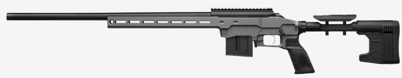 CZ 600 PLUS MDT 6MM CM 24" GREY THREADED LSS CHASSIS