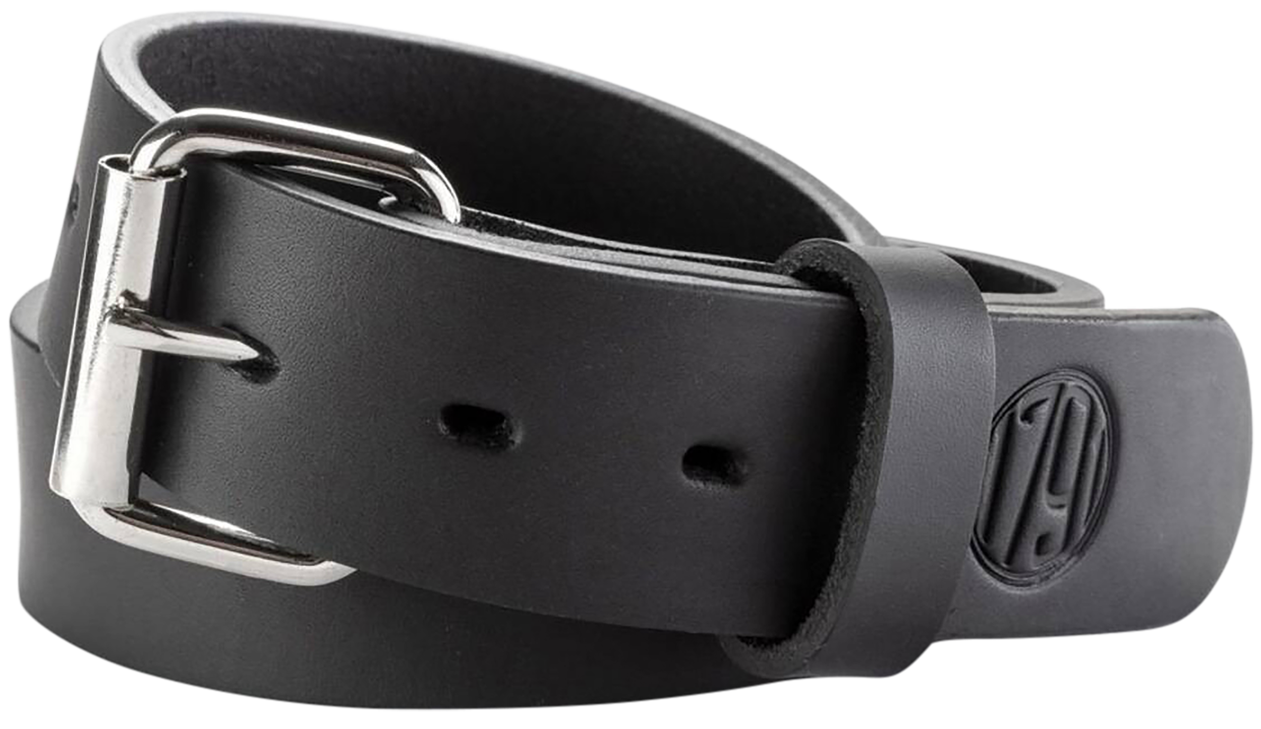 1791 Gunleather BLT013640SBLA 01  Gun Belt Stealth Black Leather 36/40 1.50" Wide Buckle Closure