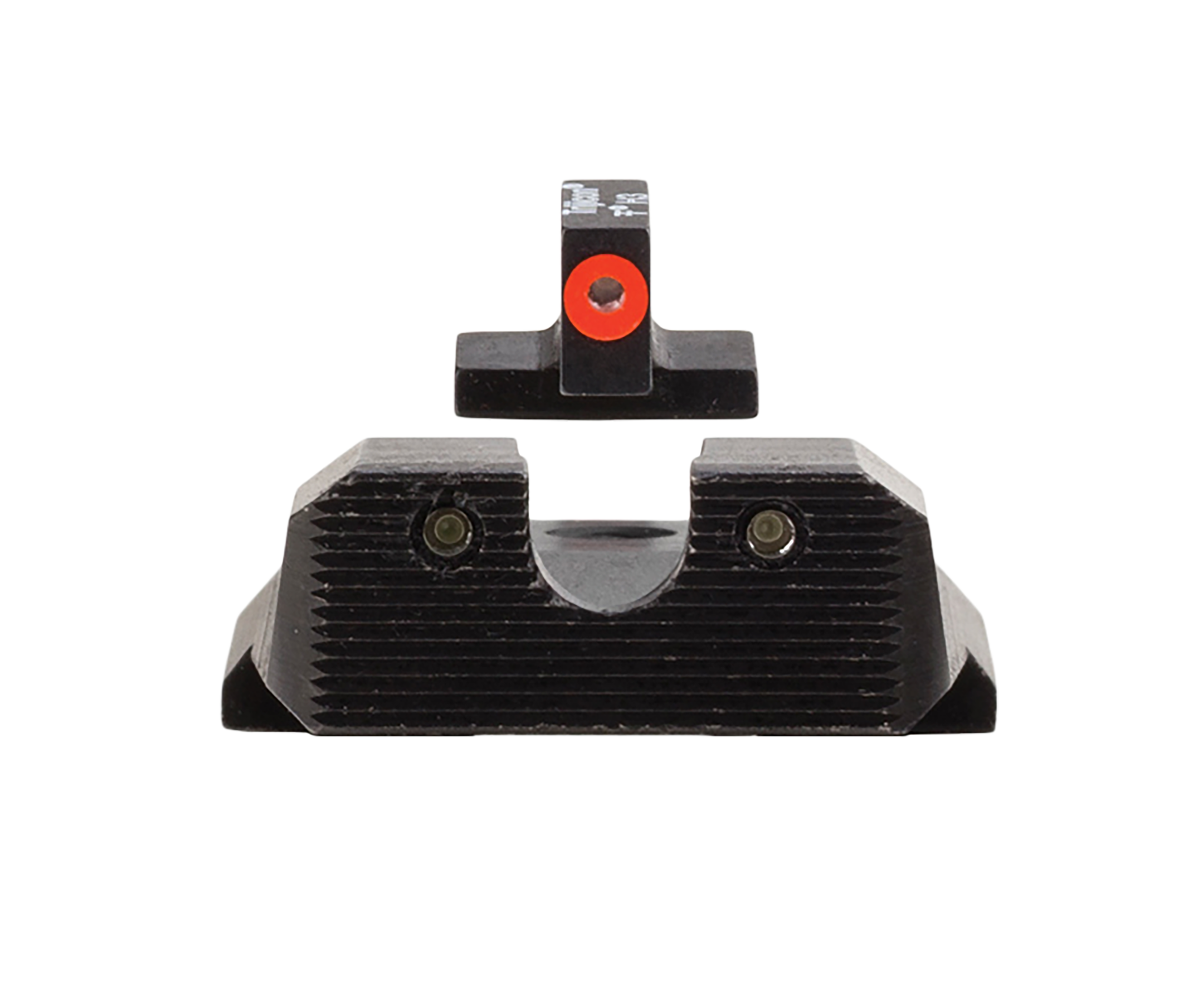 Trijicon 600851 HD XR Night Sight Set Green Tritium/Orange Outline Front, Green Tritium Rear, Black Frame Fits S&W M&P/M&P M2.0