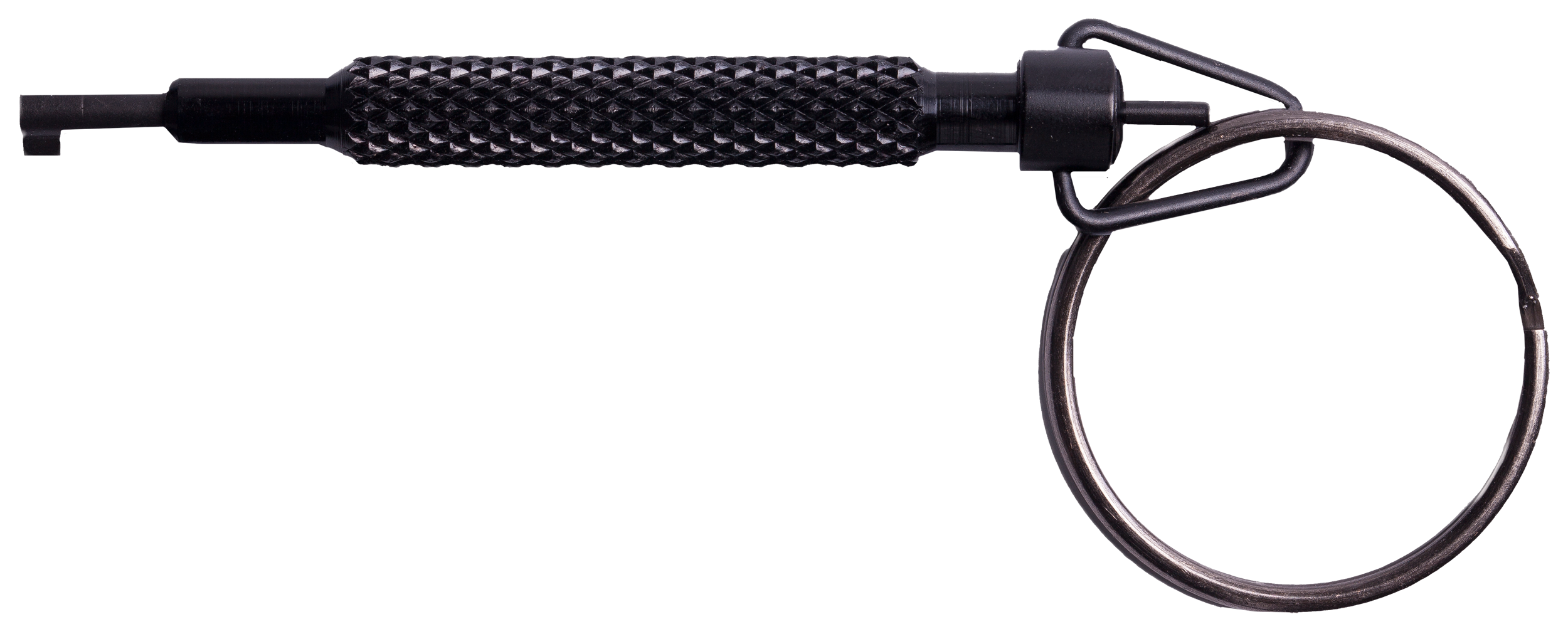 Uzi Accessories UZIKEYROTATI Handcuff Key Rotating Black Metal 0.90 oz