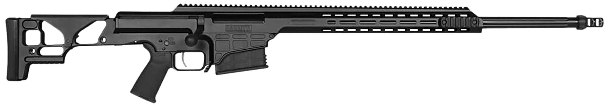 Barrett 18514 MRAD 308 Win 24" 10+1 Black Cerakote Black Fixed Adjustable Comb Stock Black Polymer Grip Right Hand