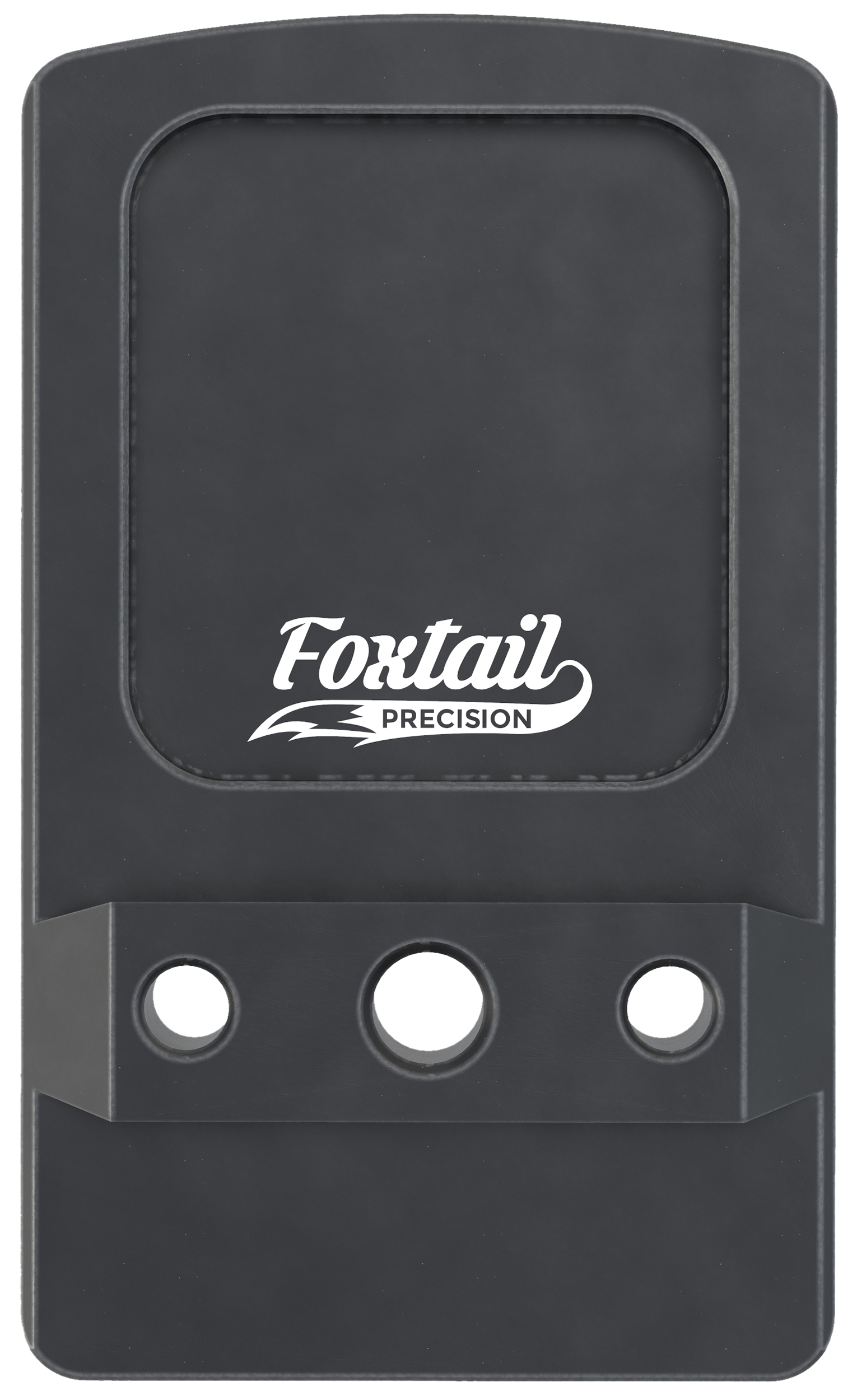 Foxtail Precision 100014 Rear Sight Dovetail Optic Adapter Plate for non MOS Glock  Black Anodized Glock Non MOS