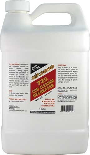 SLIP 2000 1-GALLON 725 GUN CLEANER/DEGREASER CONCENTRATE
