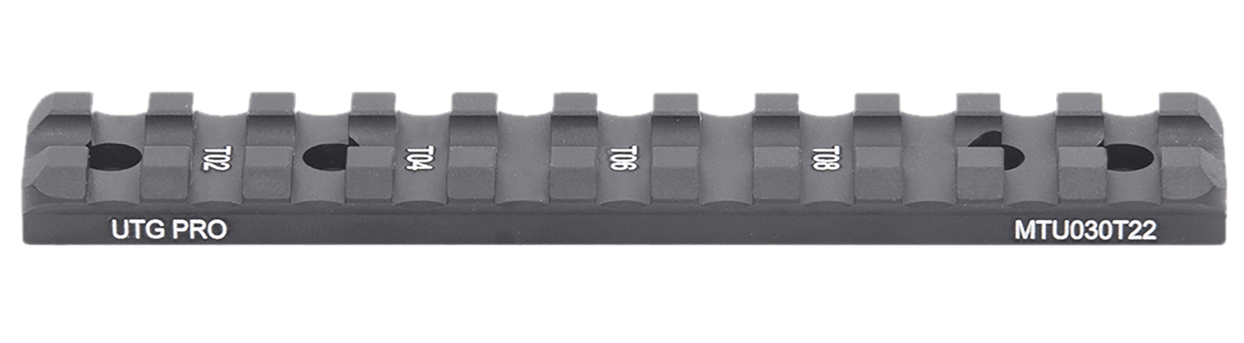 Leapers MTU030T22 Optic Mount Matte Black Anodized Aluminum Aluminum