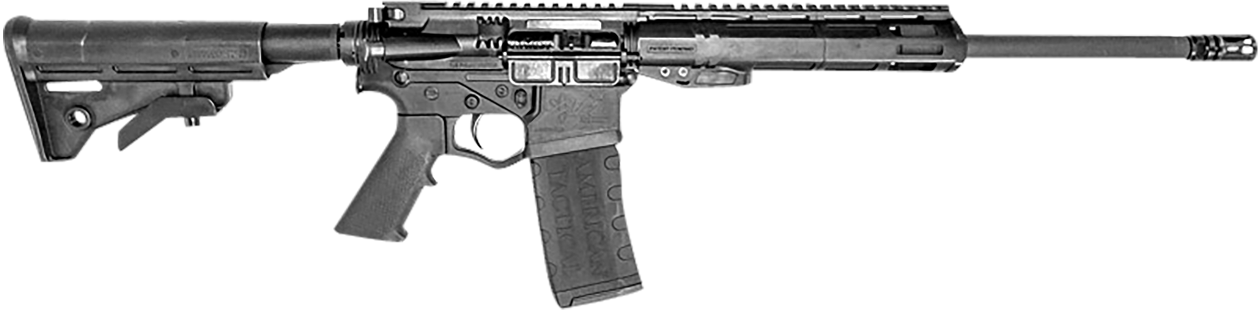 ATI ATIGAX5569MLPMG Alpha-15 Maxx 5.56x45mm NATO 30+1 16" Hanson Profile Barrel, Black, Metal/Polymer Rec, 9" Polymer M-LOK Handguard, OEM MM4 Stock, A2 Grip