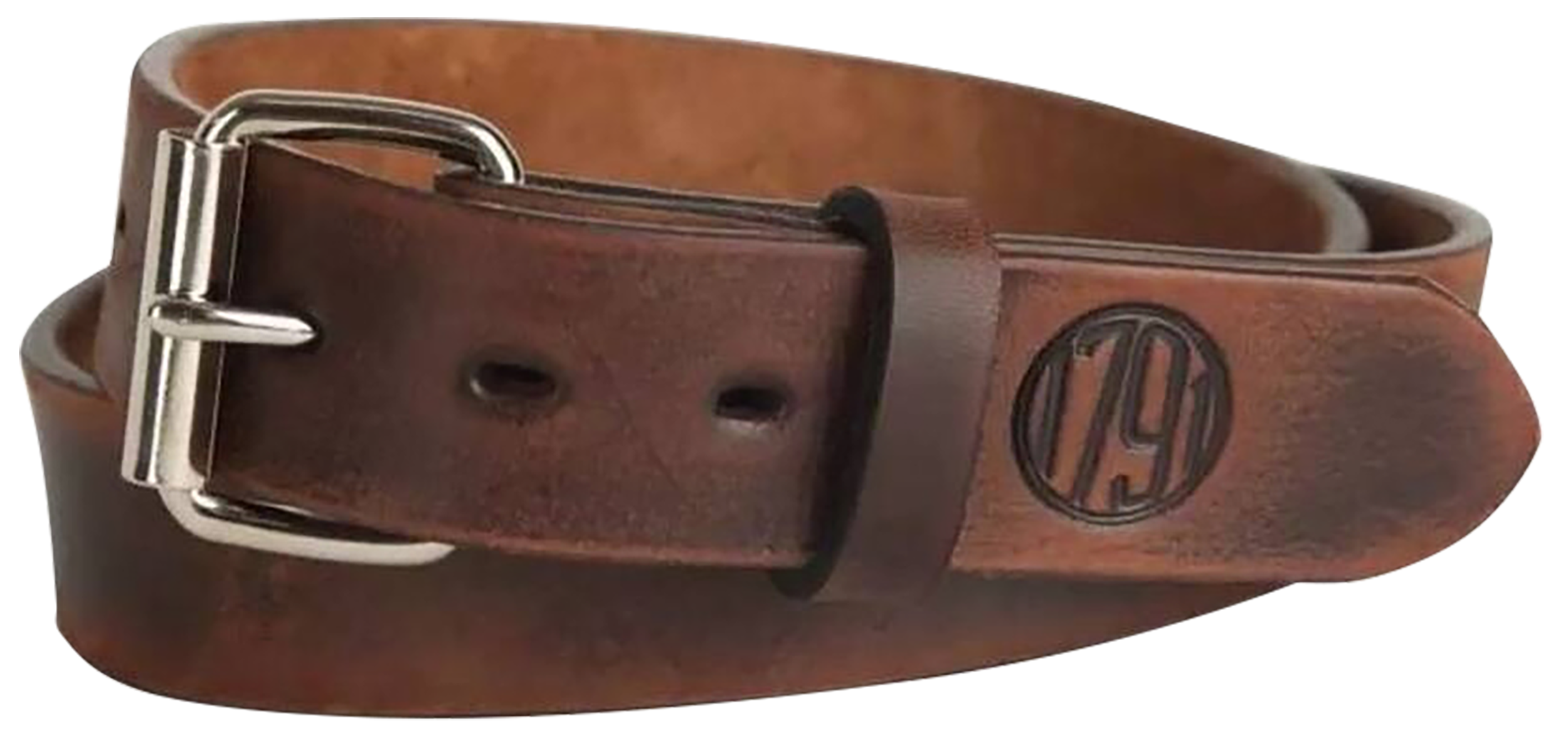 1791 Gunleather BLT014044VTGA 01 Gun Belt Vintage Leather 40/44 1.50" Wide Buckle Closure