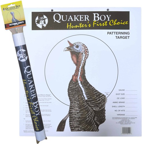 QUAKER BOY PAPER TARGET TURKEY 20" X 20" ROLLED 10-PACK