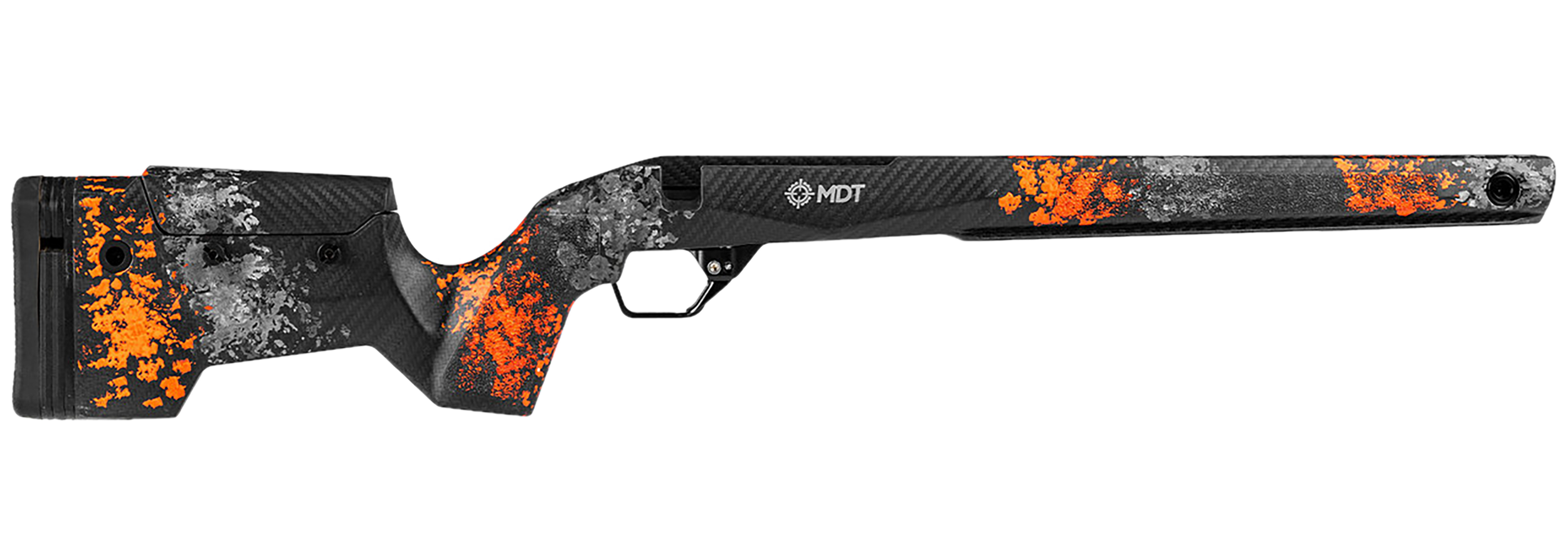 Mdt Sporting Goods Inc 114481HOG Orange/Gray Foam Filled Carbon Fiber Fits Remington 700