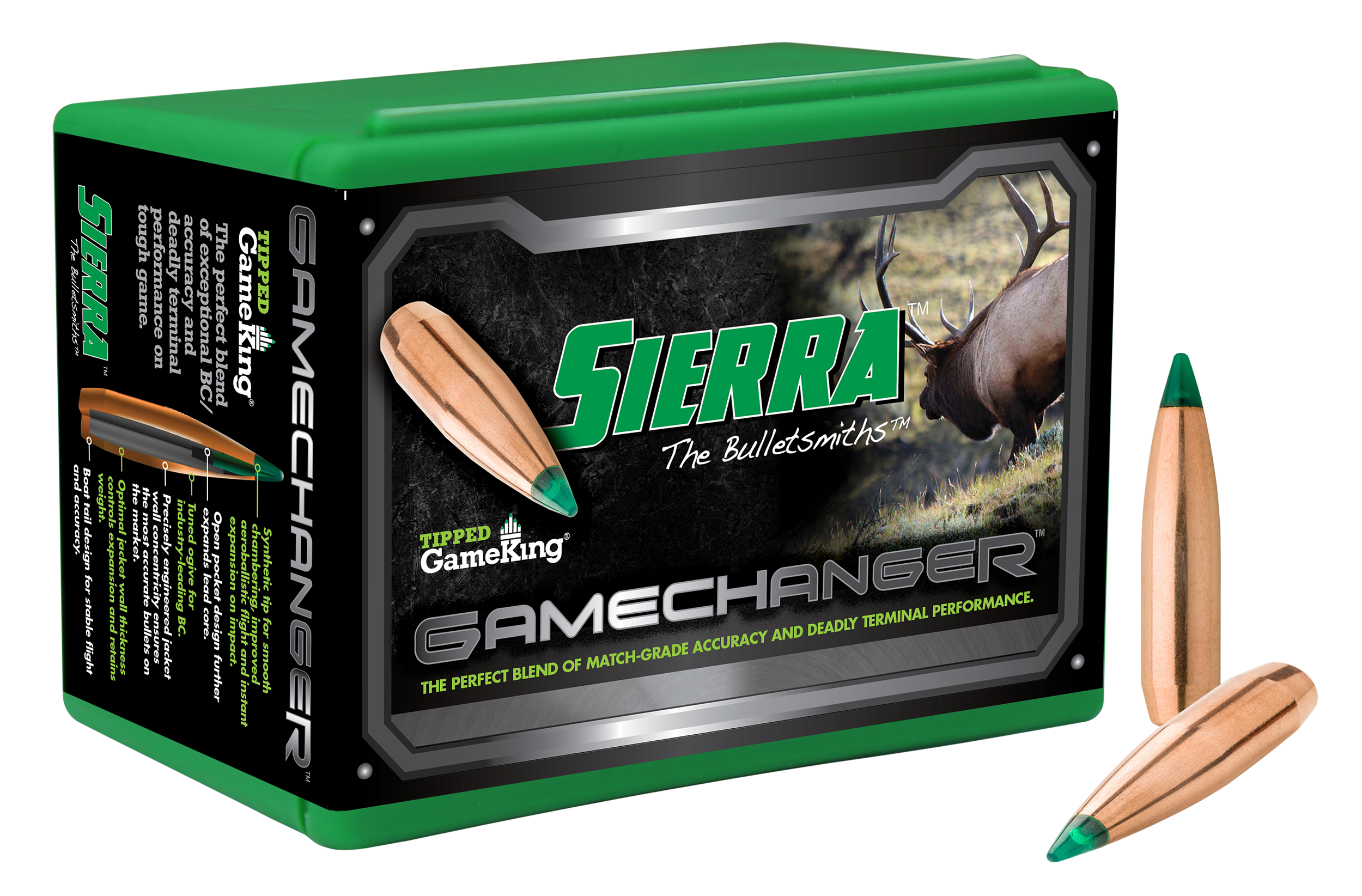 Sierra 4625 Tipped GameKing 308Win 125gr Tipped GameKing 100/Box