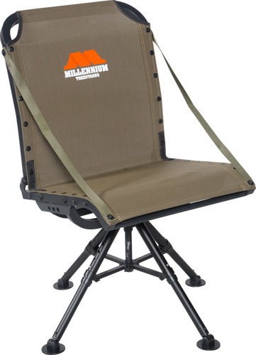 MILLENNIUM GROUND BLIND CHAIR ADJUSTABLE 4 LEG 360 SWIVEL