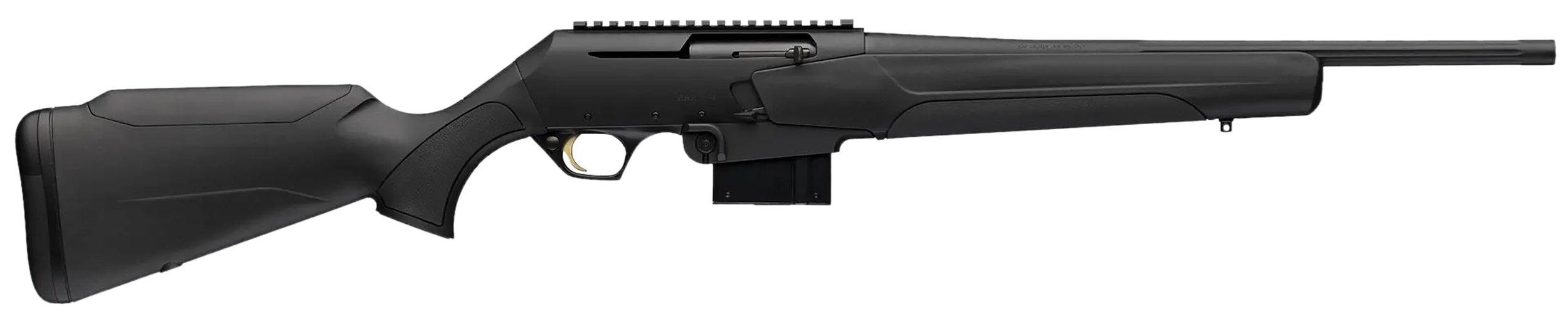 Browning 039010218 BAR MK4 Hunter 308 Win 4+1 18.50" Matte Black Fluted Barrel, Matte Blued Aluminum Alloy Drilled & Tapped Receiver, Black Adj Shim Synthetic Stock, Detachable Box Magazine