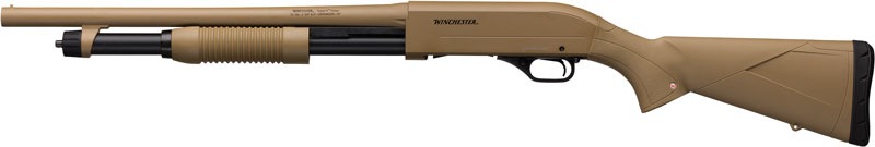 WINCHESTER SXP DEFENDER 12GA 3" 18" CYLINDER FDE SYNTHETIC