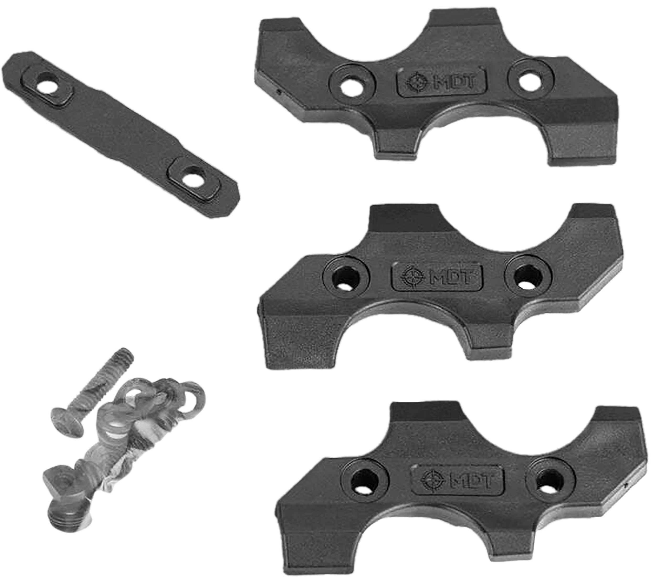 Mdt Sporting Goods Inc 105248BLK M-LOK Spare Round Holder Black Polymer