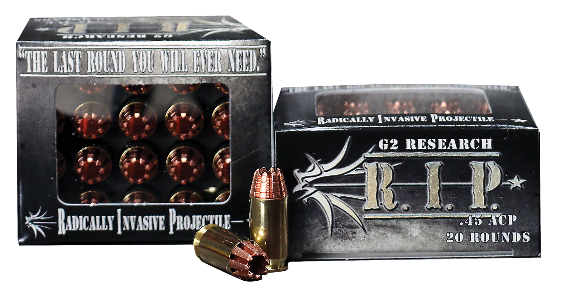 G2 Research G00002 R.I.P 45ACP 162gr Fracturing Hollow Point 20 Per Box/25 Case