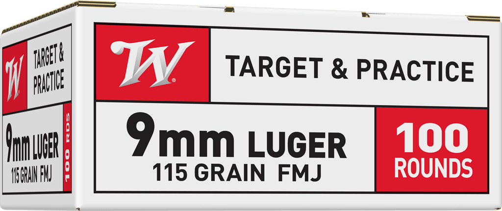 Winchester Ammo USA9MMVP USA Value Pack 9mmLuger 115gr Full Metal Jacket 100 Per Box/10 Case