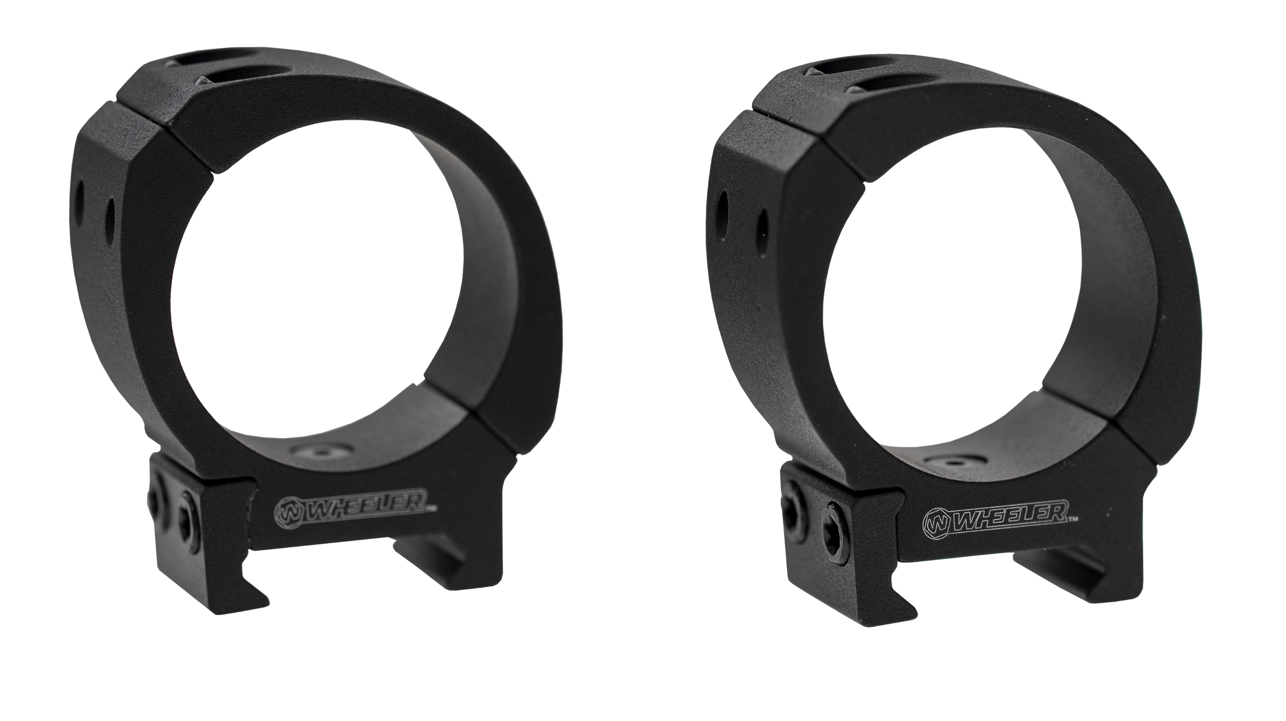 Wheeler 1133755 Sporter Scope Rings  Black 34mm High