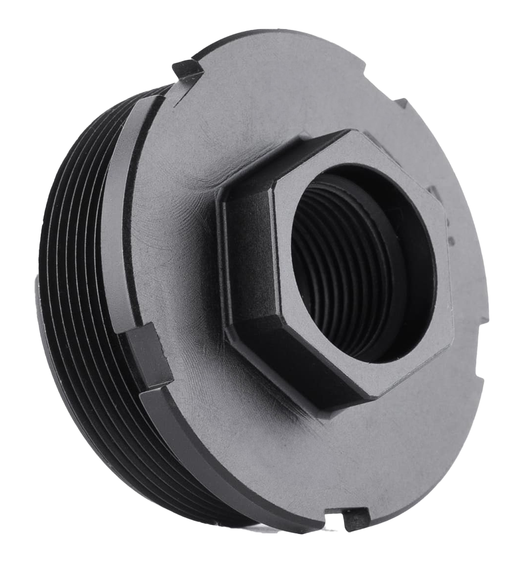Dead Air LT315 HUB Direct Thread Mount 5/8"x24 4140 HT Alloy Steel Black Nitride
