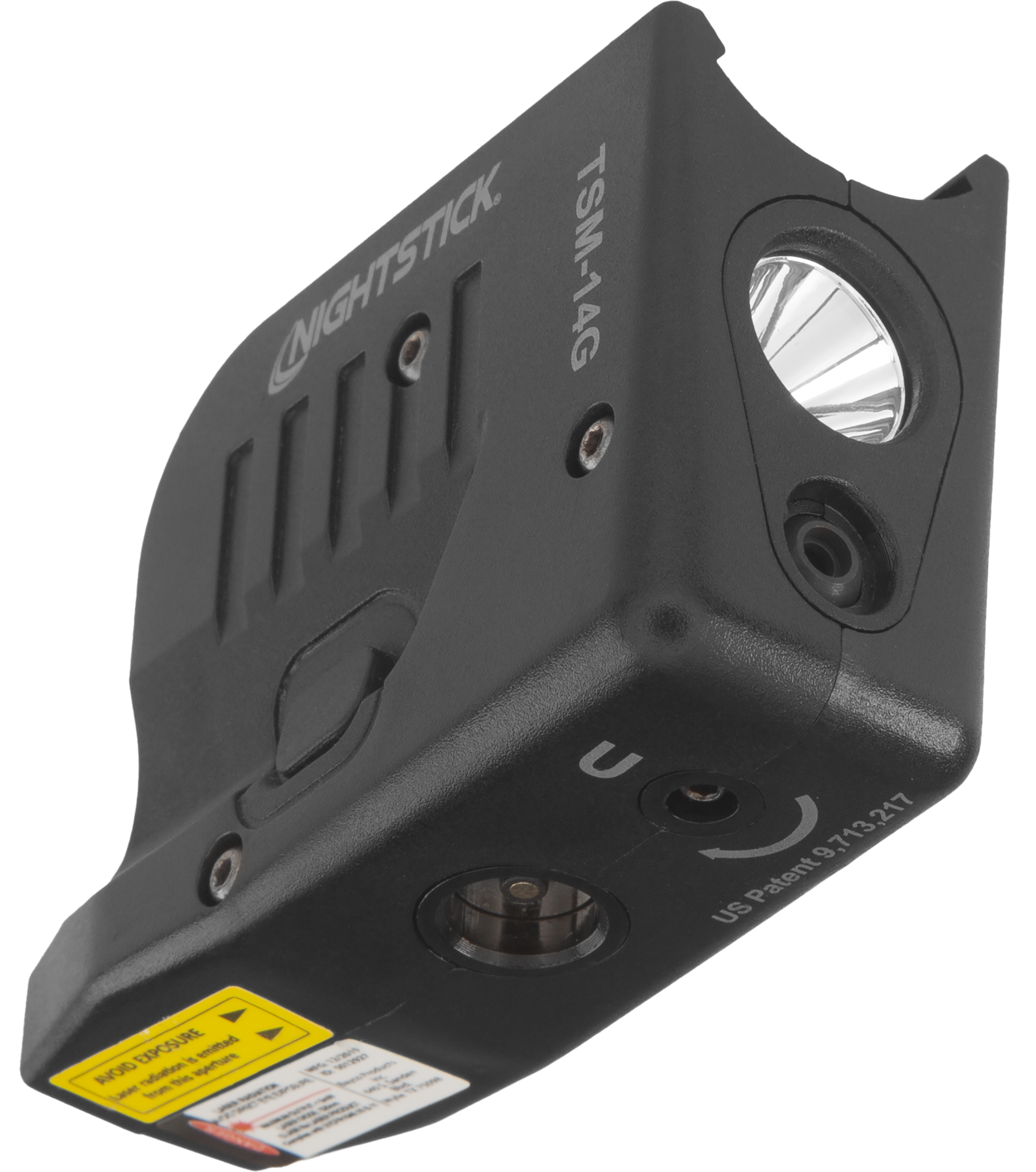 Nightstick TSM14G Light with Green laser for Glock 43X MOS/48 MOS Black 150 Lumens White LED