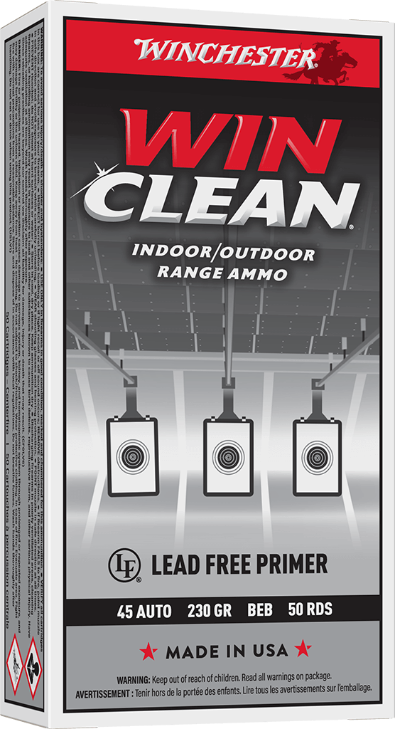 WINCHESTER 45 AUTO SUPER-X TARGET WINCLEAN 230 GR 50 RD/BX 10 BX/CS