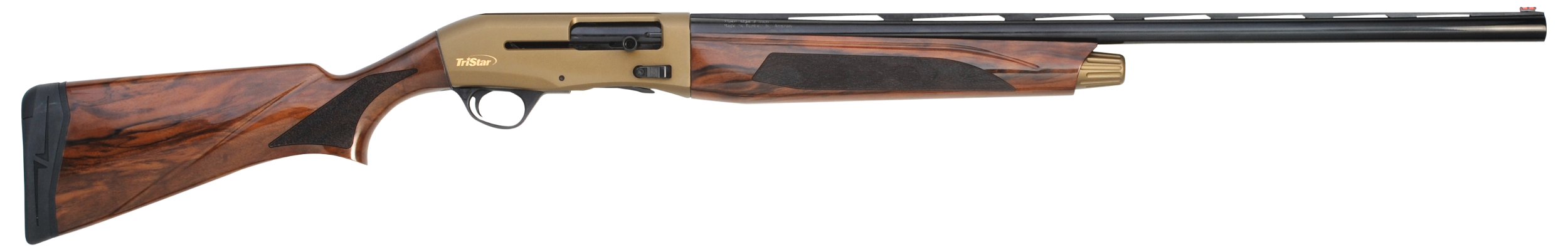 TriStar 24265 Viper G2 Pro Full Size 12 Gauge Semi-Auto 3" 5+1 28" Black Vent Rib Barrel, Bronze Cerakote Steel Receiver, Fixed Turkish Walnut Stock, Beretta/Benelli Mobil Chokes, Right Hand