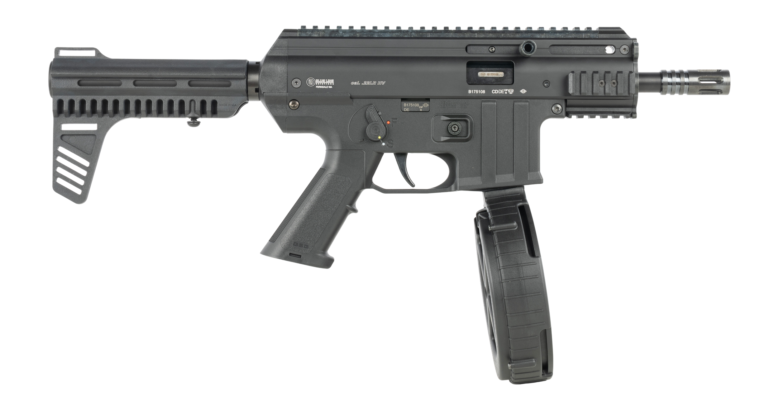 Mauser Rimfire 415.00.60_1 TacOps Pk 22 LR 110+1 5" Black Anodized Steel Barrel, Picatinny Rail Receiver, Black Aluminum Frame w/Picatinny Rail