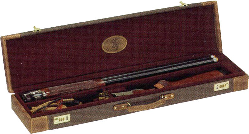 BROWNING LUGGAGE CASE O/U TO 34" BBL LONA FLINT/BROWN