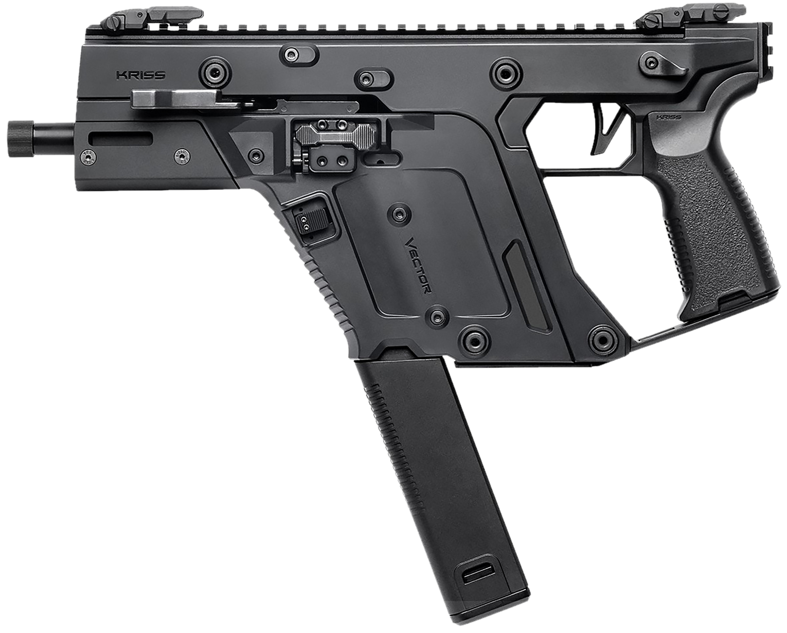Kriss USA KV903PBL00 Vector SDP Gen3 9mm Luger 40+1 5.50" Black Nitride Threaded Barrel, M-LOK Handguard, Black Picatinny Rail Receiver & Rear, Black Polymer Grip, Ambidextrous, Glock Mag Compatible