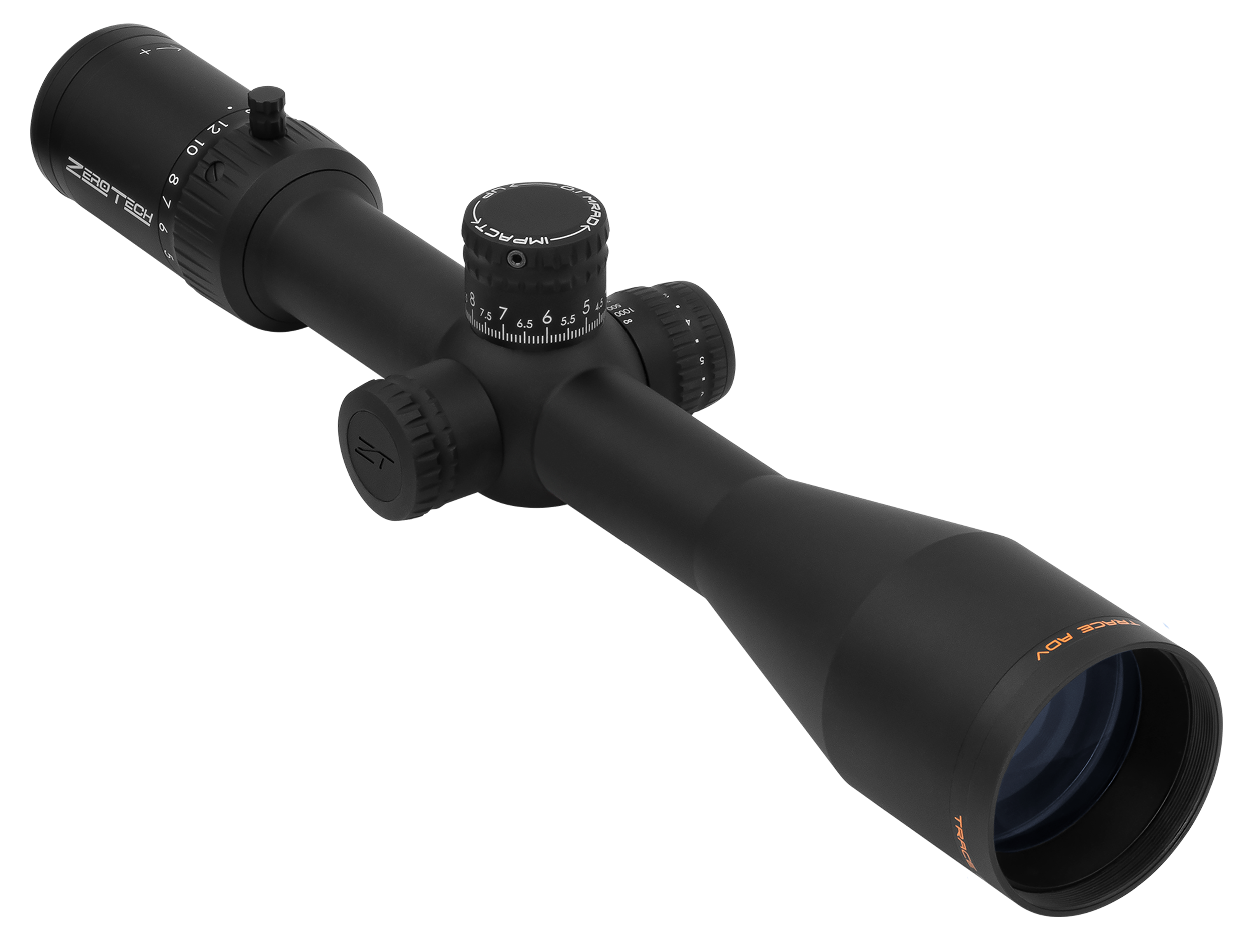 Zero Tech Optics TR4245F-IR  Trace Advanced Black 4-24x 50mm 30mm Tube Illuminated RMG FFP Reticle