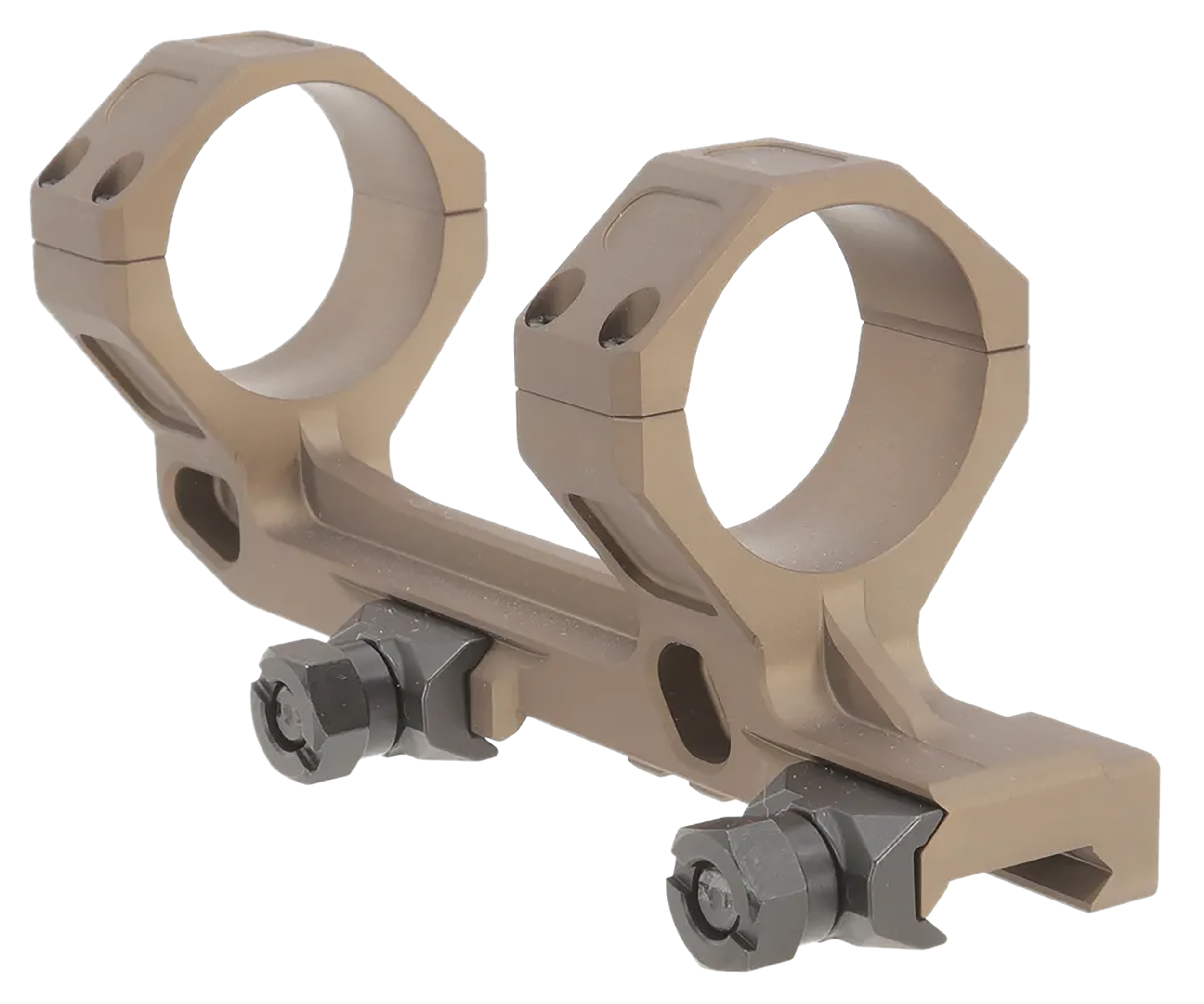 Geissele Automatics  AR15 Super Precision Scope Mount/Ring Combo Desert Dirt Color Anodized