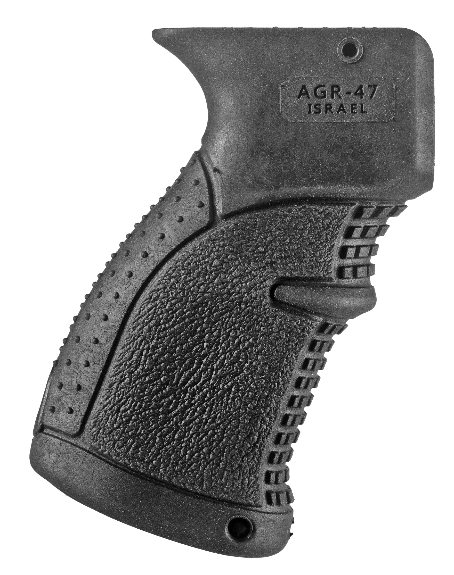 FAB Defense FXAGR47B AGR-47 Ergonomic Rubberized Pistol Grip for AK-47/74/ AKS-74U Krinkov/ ATI Galil Fiberglass Reinforced Black Polymer