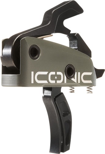 RISE TRIGGER ICONIC GREEN 2-STAGE 1.25/1.75 AR-15 W/PIN<
