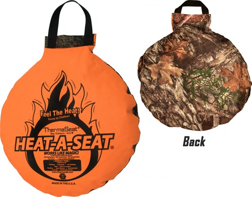 NEP HEAT-A-SEAT 17" DIA BLAZE/MOSSY OAK