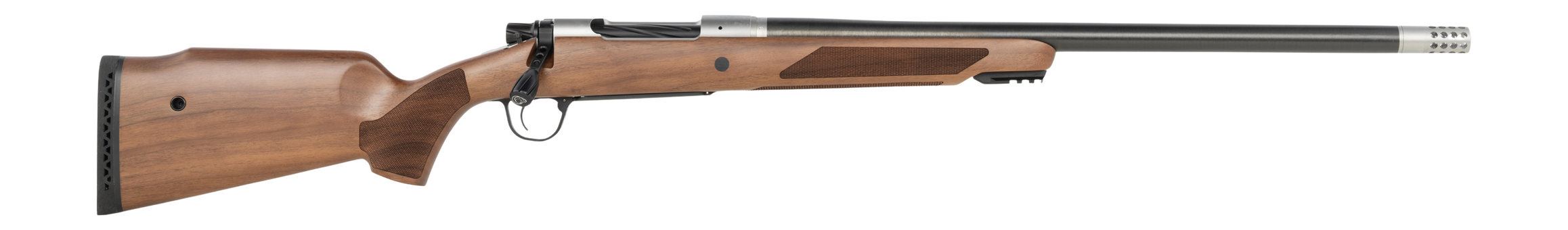 Christensen Arms 80106010100 Ridgeline Safari Big Game 375 H&H 3+1 22" Carbon Fiber Match Grade Threaded Barrel, Stainless Steel Drilled & Tapped Receiver, Picatinny Rail Forend, European Walnut Fixed