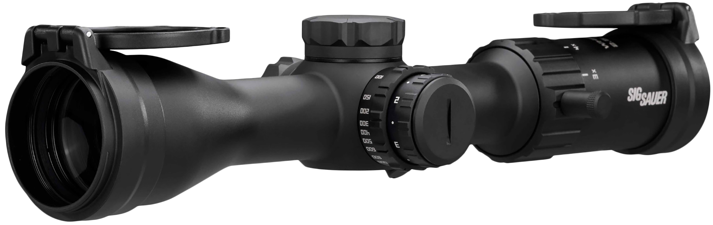 Sig Sauer Electro-Optics SOW42003 Whiskey4 Black 2.50-10x42mm, 30mm Tube Quadplex Reticle