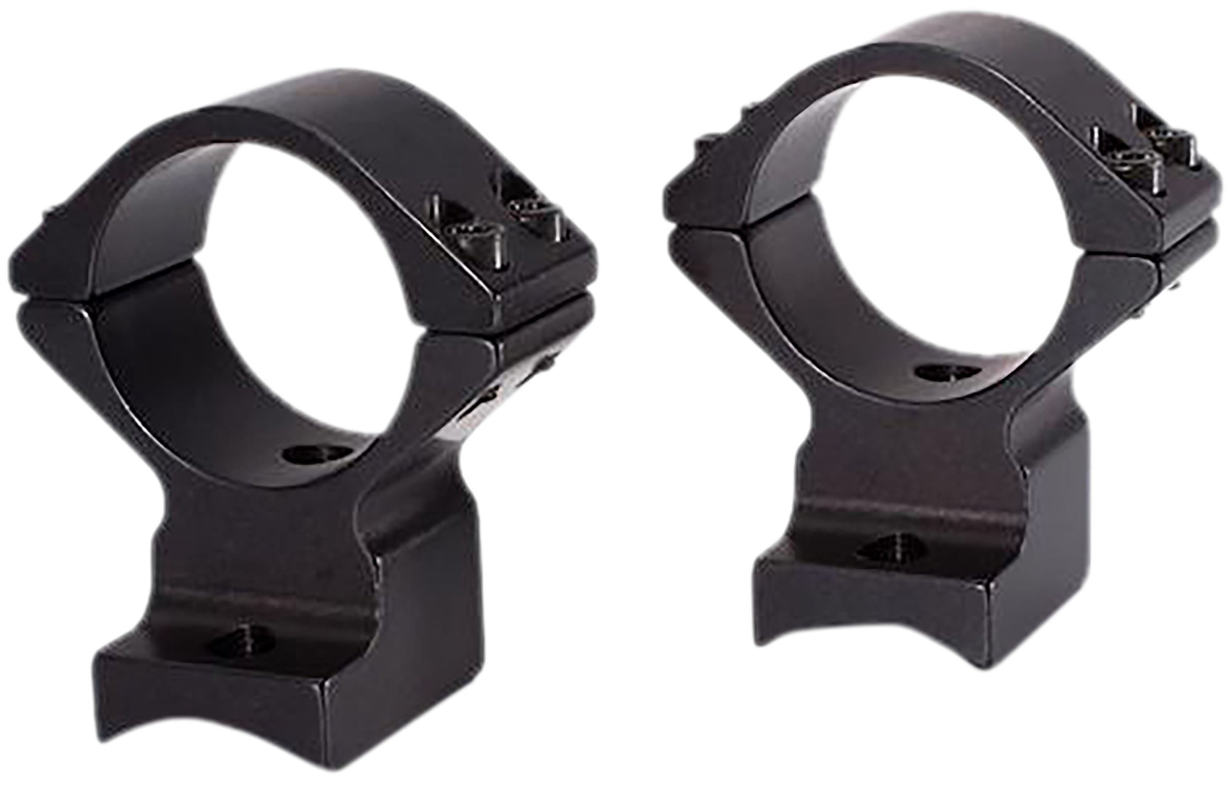 Talley 95X719 Scope Mount/Ring Combo Black Anodized Aluminum 1" Tube, Savage (8-40) Round Receiver w/Accutrigger, High Rings