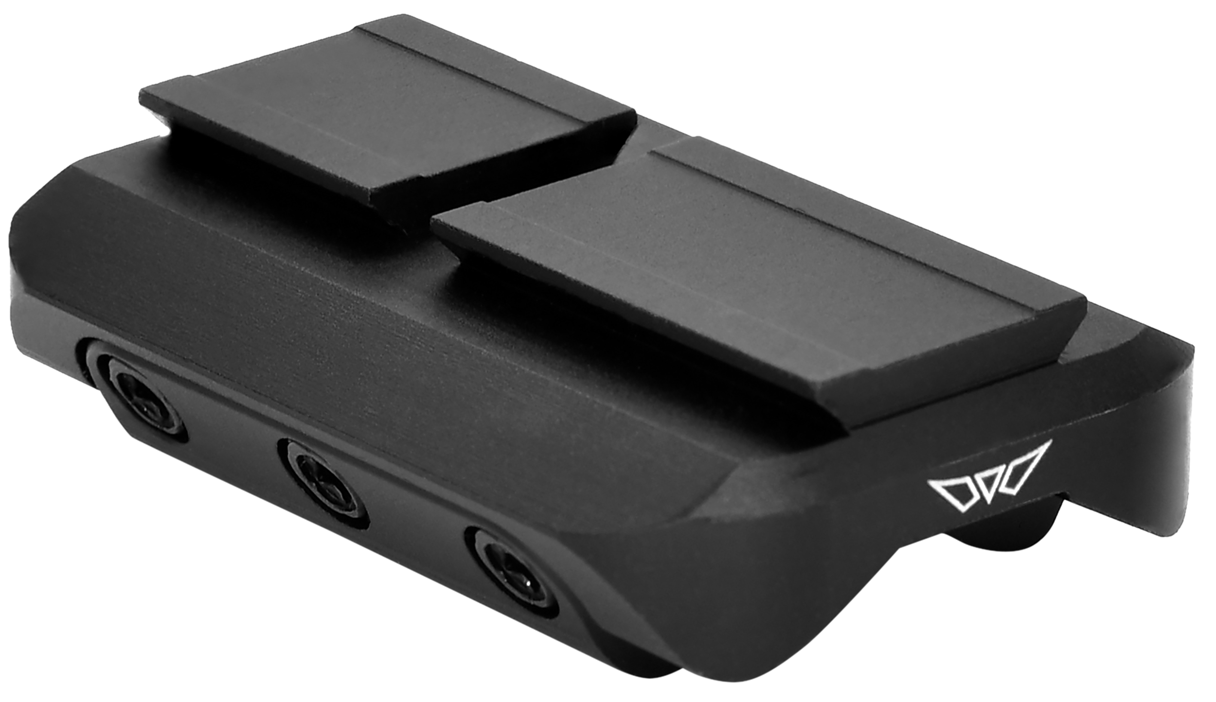 Warne 6112M Red Dot Reflex Mount Shotgun Rib Black Anodized Aluminum Fits Mini RDR Sights w/ACRO Interface