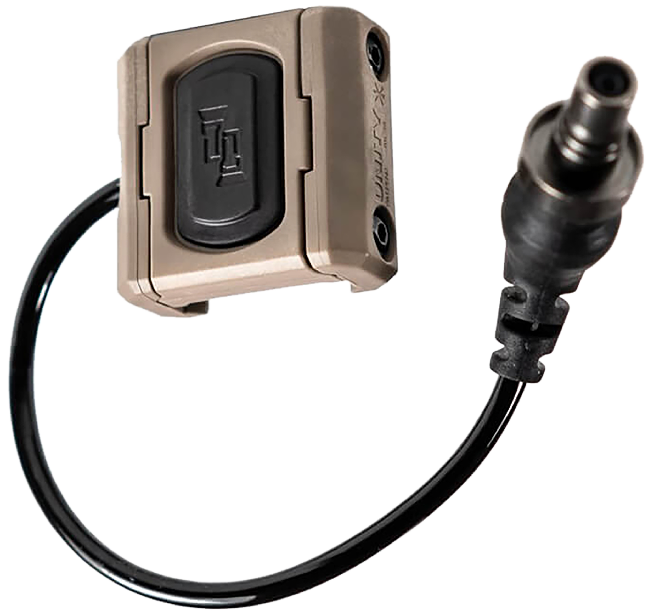 Unity Tactical LLC MBLFDEUC7 Modbutton  Lite  Single Lead Flat Dark Earth USB-C