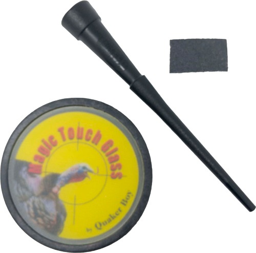 QUAKER BOY TURKEY CALL POT STYLE MAGIC TOUCH GLASS