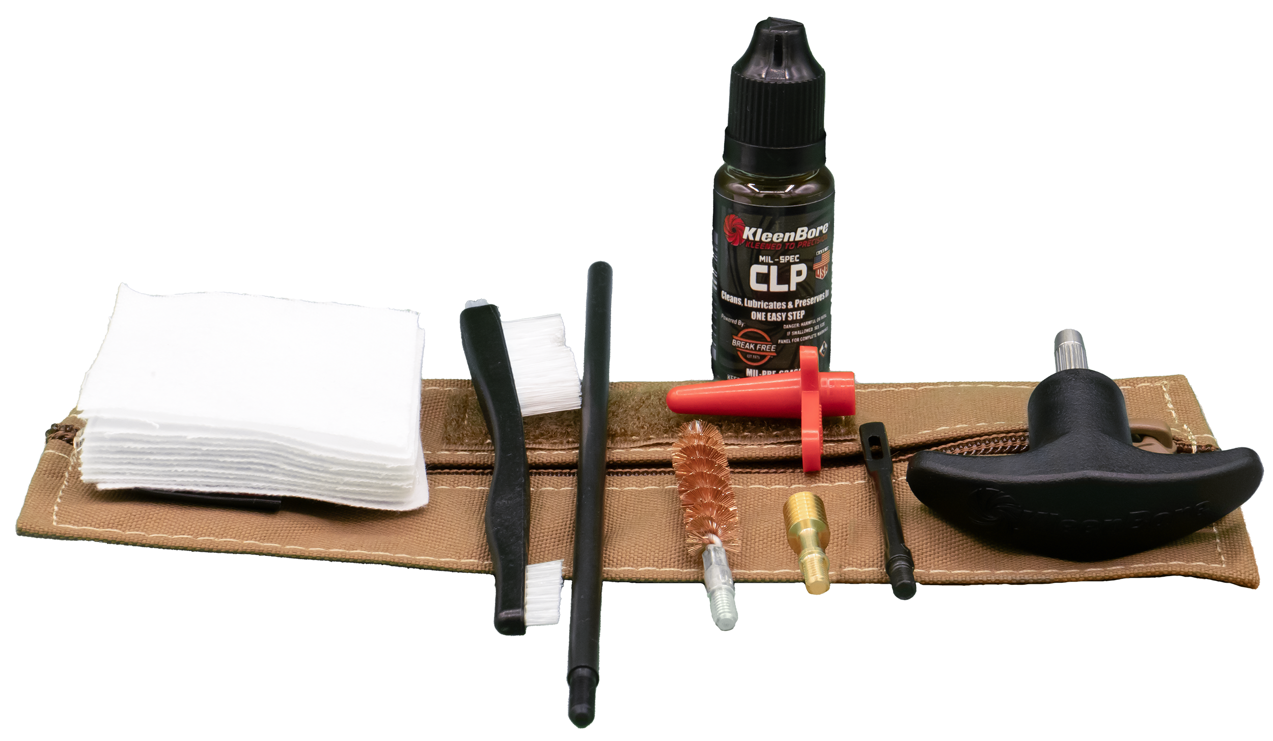KleenBore KBMLE9 Compact Military/LE Handgun Tactical Kit 9mm