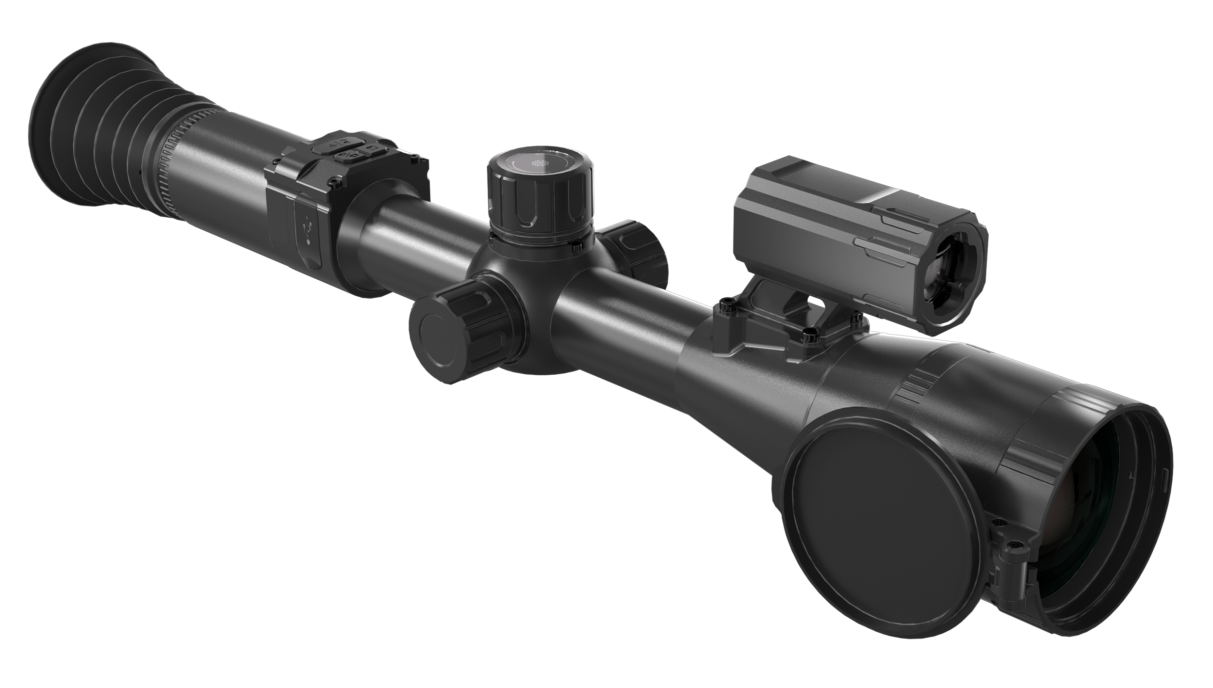 PARD PA4-50/LRF Pantera 480 LRF Thermal Black 3.3x50mm Multi Reticle, Digital 2x/4x/6x/8x Zoom 640x480, 12 Microns, 50 Hz Resolution