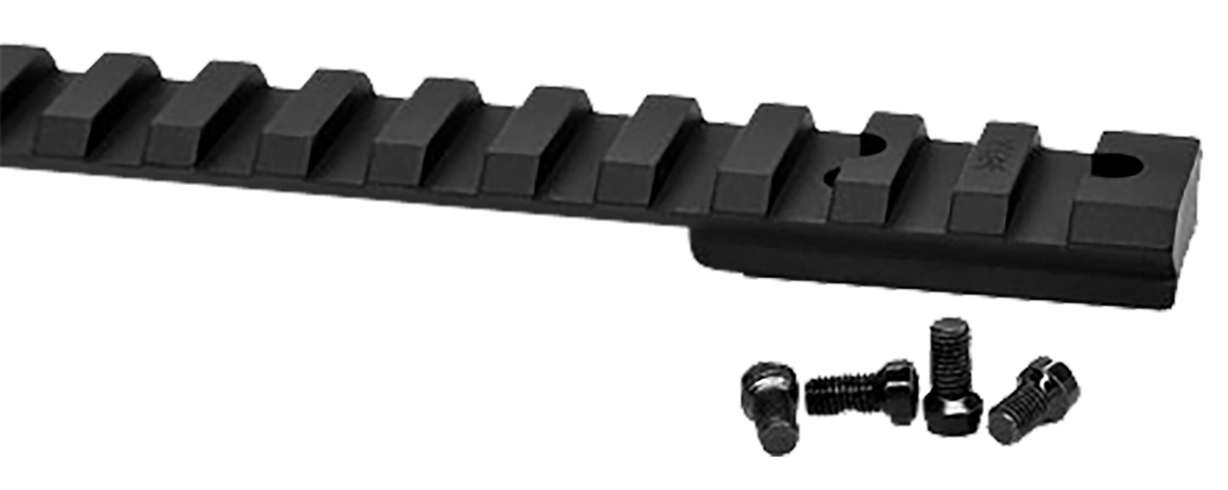 Warne V48420MOA Vapor Picatinny Rail Black Anodized Aluminum Ruger American Short Action, 20 MOA