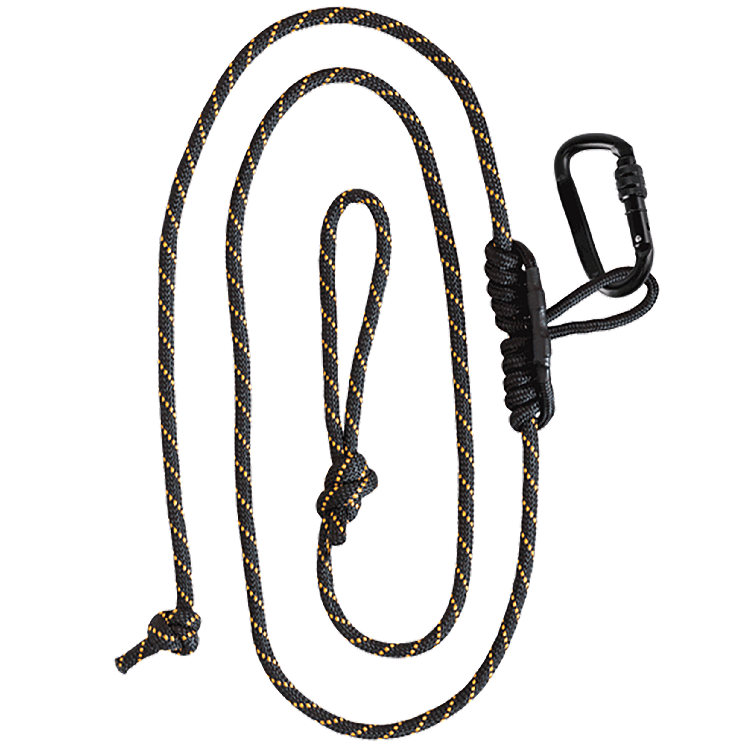 Muddy MUDMSA070 Safety Harness Lineman's Rope Black Nylon